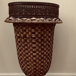 22” Tall & 9 1/2” Wide Wicker Planter Only $15 
