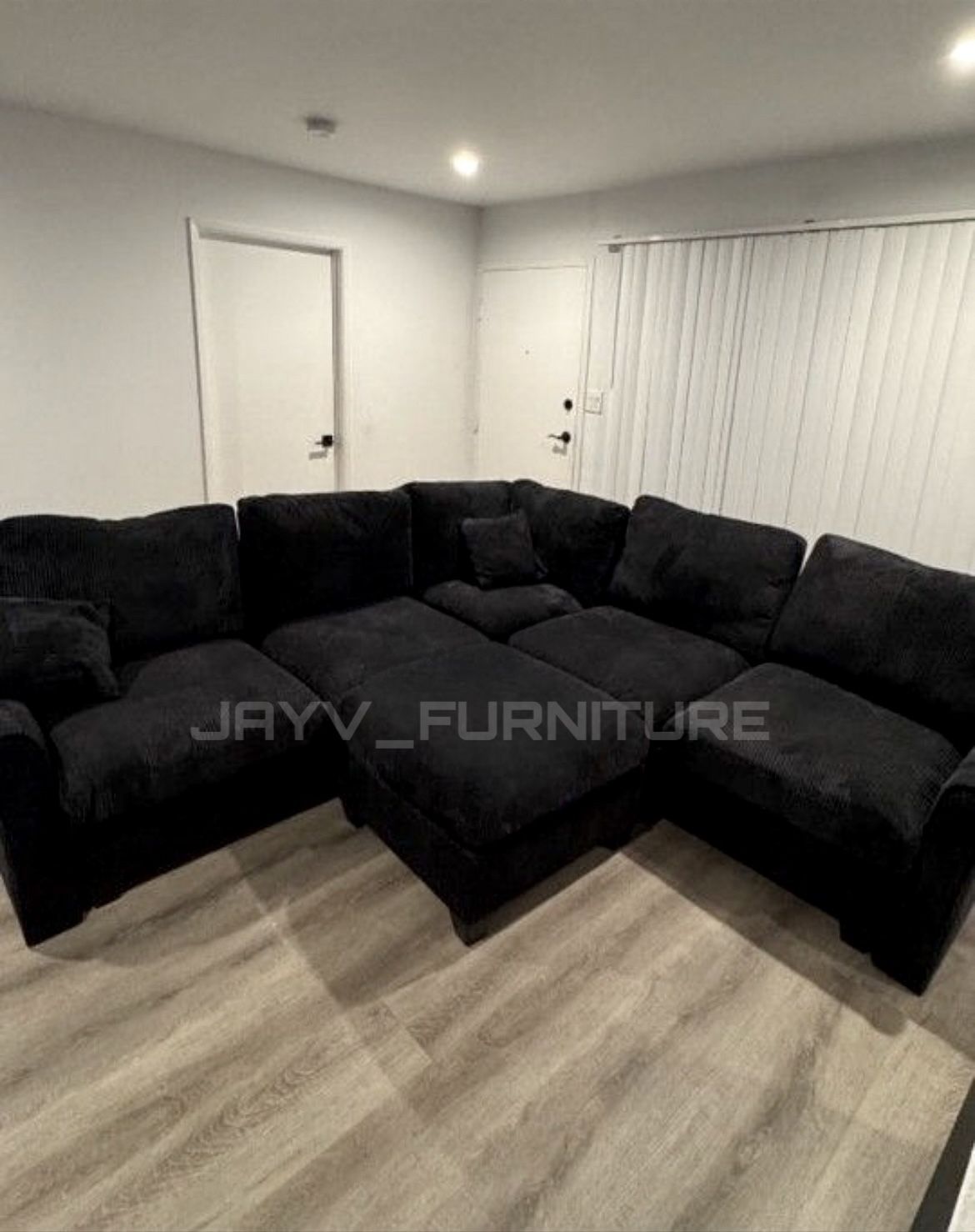 New Sectional Black Color 