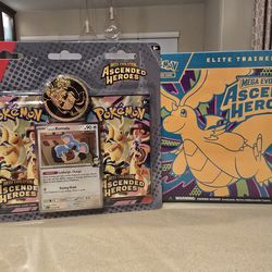 Pokemon Ascended Heroes ETB + Blister Pack