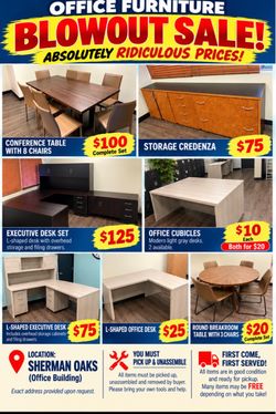 HUGE FURNITURE SALE!!