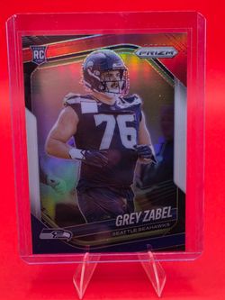 2025 Panini Prizm #387 Grey Zabel Red White and Blue