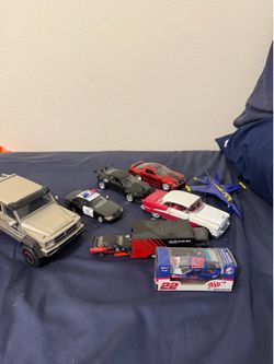 Toy vehicle lot.