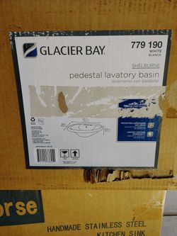 Glacier Bay White Sink