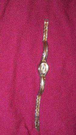 Two Tone Women's Analog Quartz Bracelet Watch