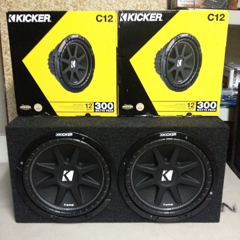 Bocinas 12 kicker comp nuevas