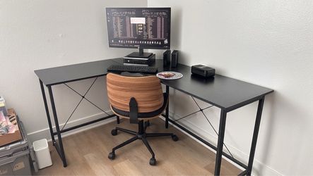 HP office full PC system + IKEA L shape desk.