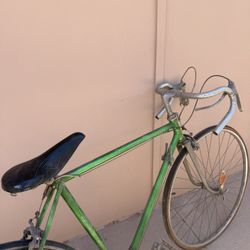 Green road bike