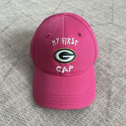 NFL Team Apparel Football Pink Green Bay Packers Kids/Toddler OSFM Hat