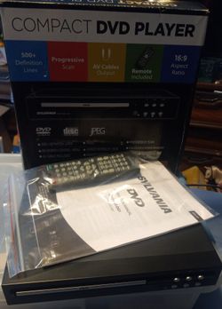 Sylvania Compact Dvd Player #SDVD1041-DG1 NEW Opened Box