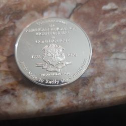 Solid silver