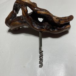 Beautiful Handmade Wooden Corkscrew 