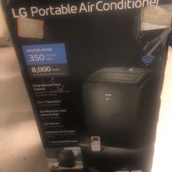 Lg portable air condition work with remote or smart phone