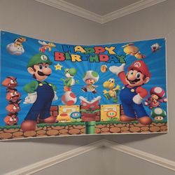 Mario Birthday Decor