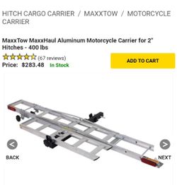 Maxxtow maxxhaul aluminum motorcycle cheap carrier