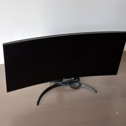 LG Curved Computer Screen Monitor