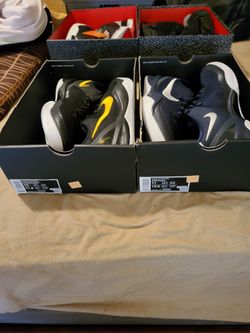 Kobe Protro 8 DS Lakers Home Size 10/College Navy Size 11 $220 Each Pair!  Jordan 3 OG Black Cement Size 11/Black Cat Size 12 $240 Each Pair! 100% Aut