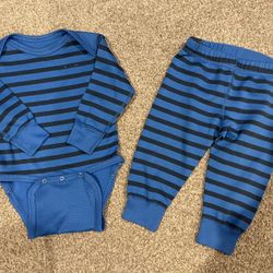 Patagonia Capilene Midweight Base Layer Baby Size 6 Months Set: Pants & Top