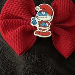 Smurf Hair Bow