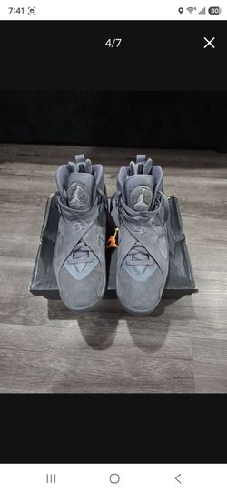 JORDAN 8 COOL GRAY