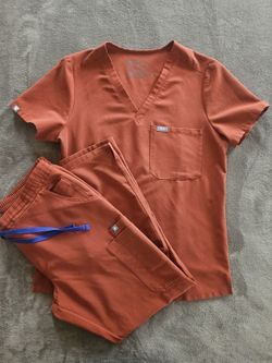 Autumn color Figs scrub set