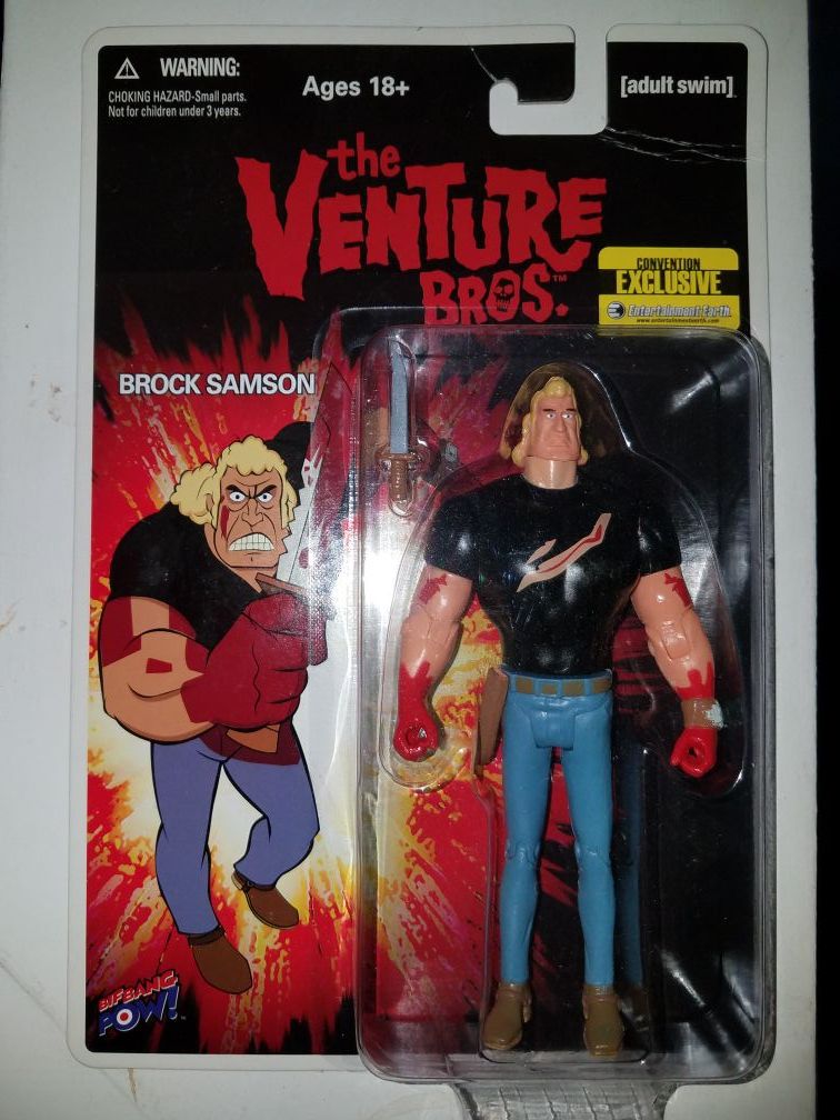 Rare convention exclusive Venture Bros Brock Samson action figure