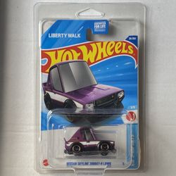 Hot Wheels Nissan Skyline LBWK Purple Tooned Liberty Walk
