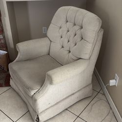 Swivel rocking chair