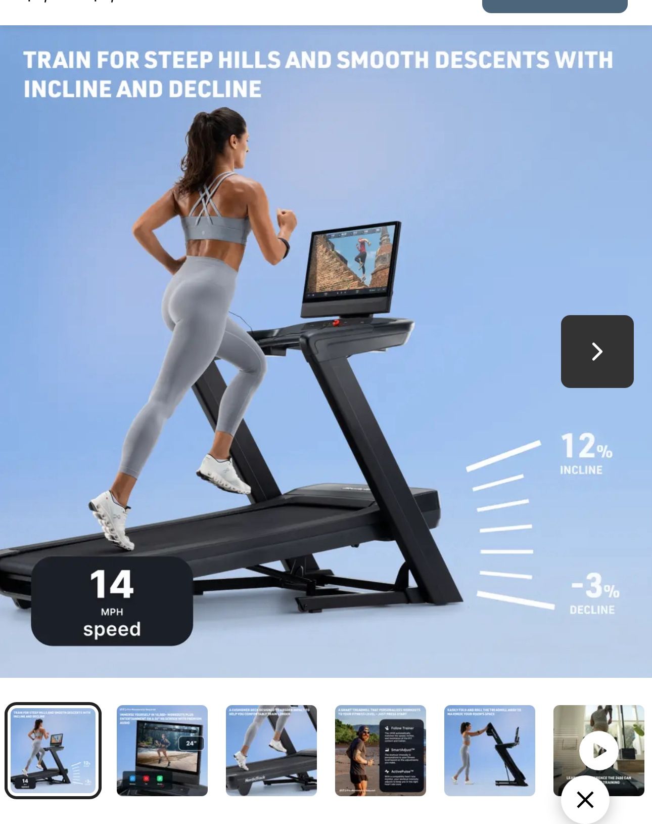 Nordic Track Commercial 2450 Treadmill