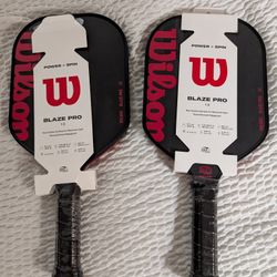 Brand New Wilson Pickle Ball Paddles. 