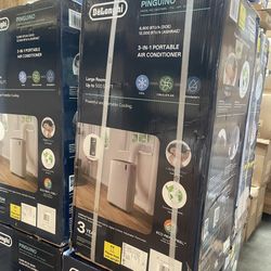 DeLonghi 12000 BTU Portable Air Conditioner Cools Up To 500sq Ft