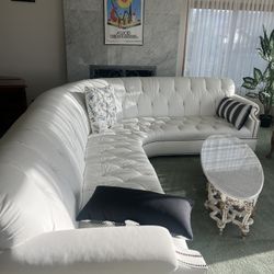 Pristine Large White Couch