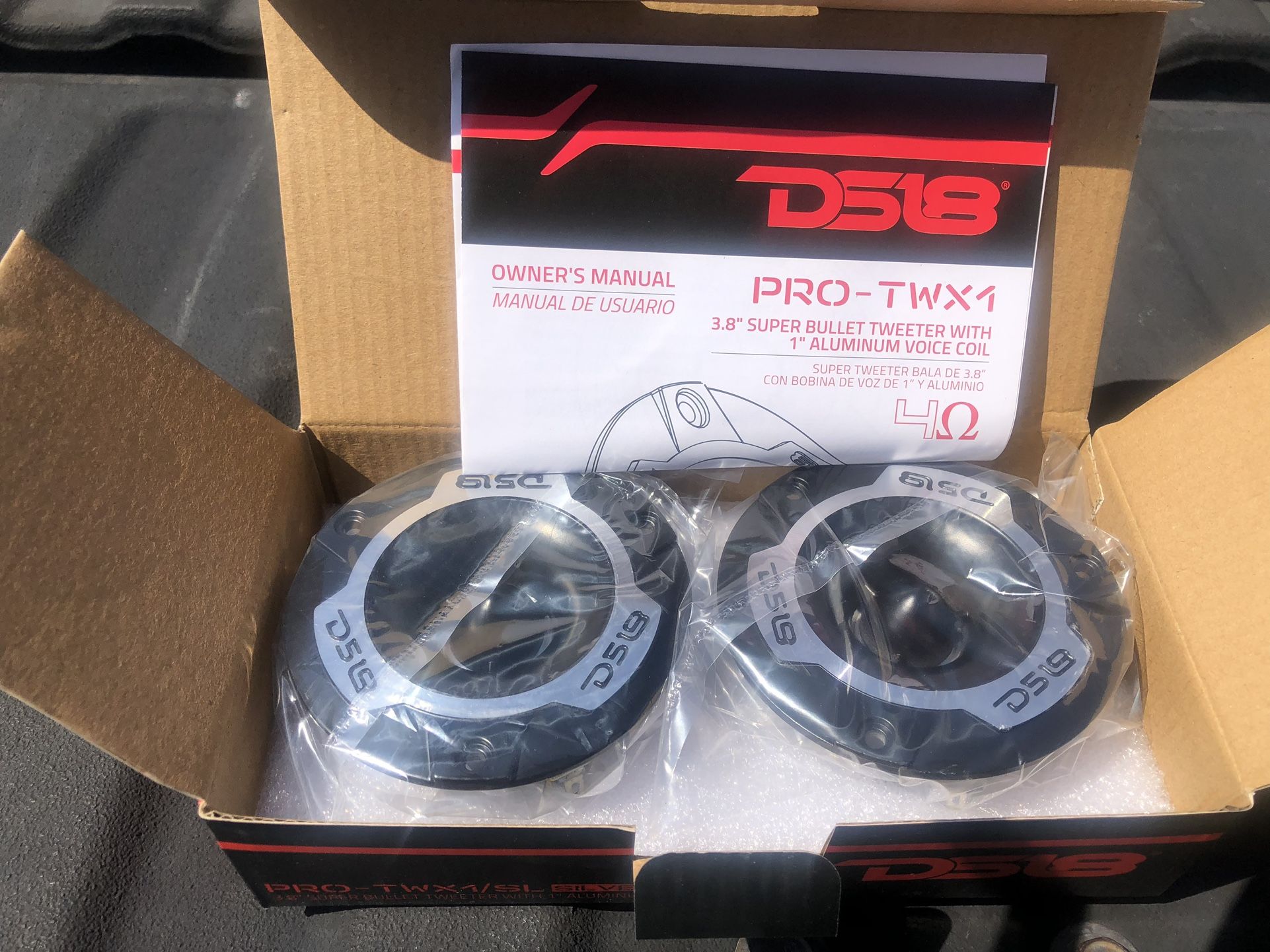 DS18 PRO-TWX1/SL BRAND NEW BULLET TWEETERS 