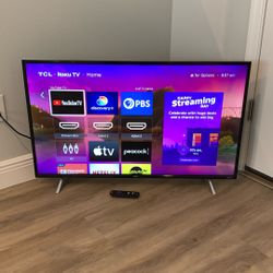 42in TCL Roku Smart tv