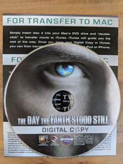 The Day The Earth Stood Still digital copy for sale