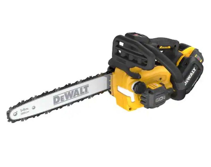 DEWALT
FLEXVOLT 60V MAX 14 in. Cordless Battery Powered Top Handle Chainsaw Kit with (2) FLEXVOLT 3 Ah Batteries & Charger