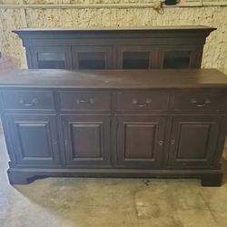 #14 China Cabinet With Top Hutch