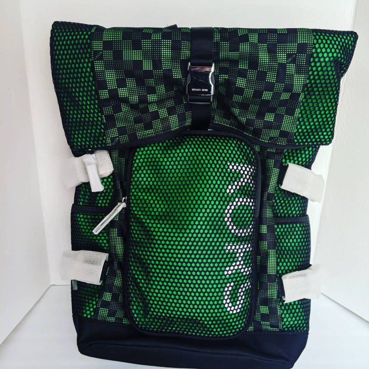 MK Matrix Green Backpack