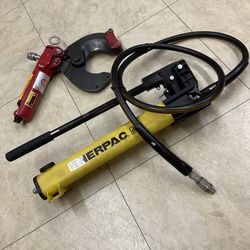 H.K. Porter 8910CN Blade & Enerpac Hydraulic Hand Pump