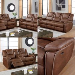 Power Recliner  Sofa and Love Seat 🔥🔥🔥