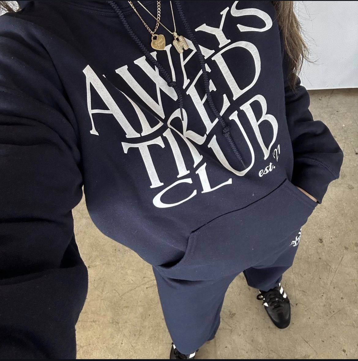 Always Tired Logo sweatsuit Set