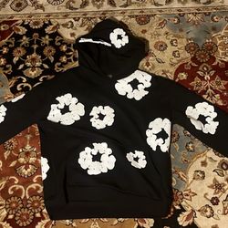 *BEST PRICE* Black Denim Tear Tracksuit Size Medium 