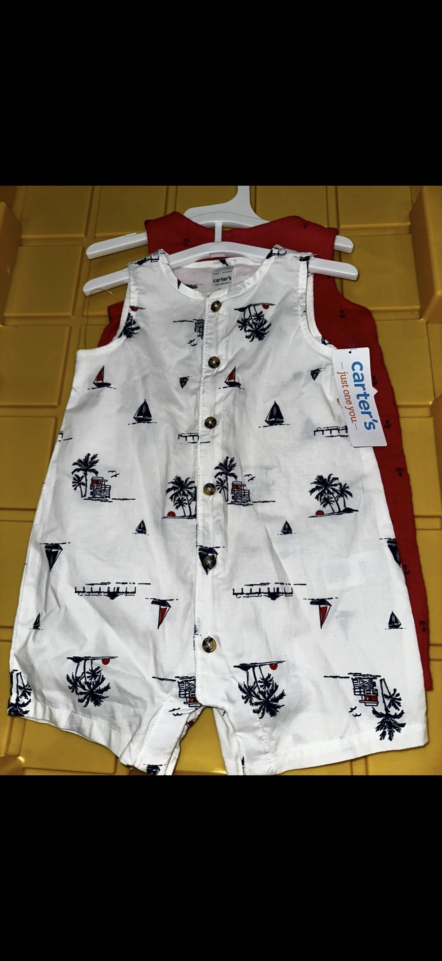 Carters Boys Romper Set 12m