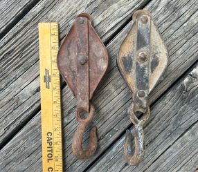 2 Farmhouse Pulleys