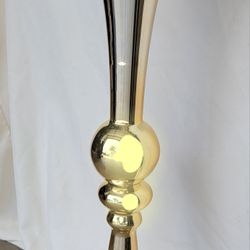 Glass Trumpet Vase (Golden)