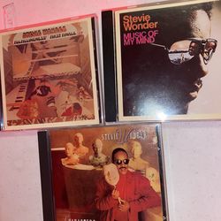 Stevie Wonder 3 CD Lot