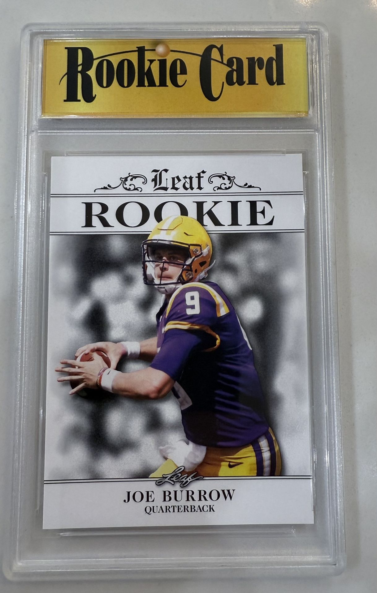 2020 Leaf Rookie Year Joe Burrow RC #02 Special Release Graded MINT 🔥
