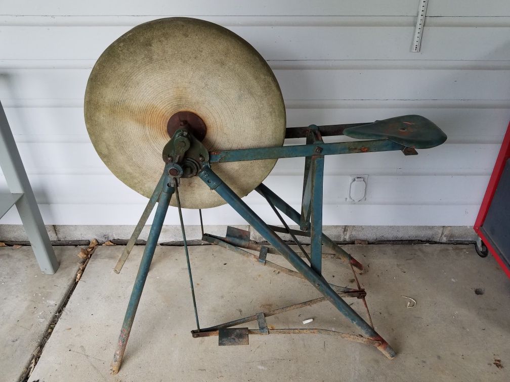 Antique Sharpening Stone Sharpening Wheel Grinding Wheel 