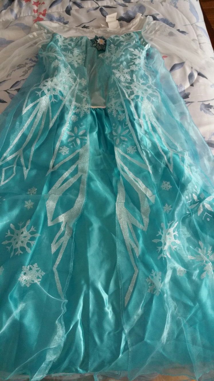 Elsa Frozen girl costume