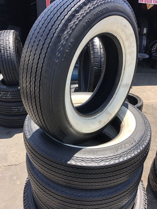 15 inch white wall tires (4 for $299) for Sale in Whittier from images.offe...