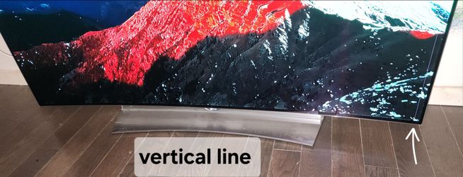 55-inch 4k OLED Curved screen with burn screen/image retention model 2015